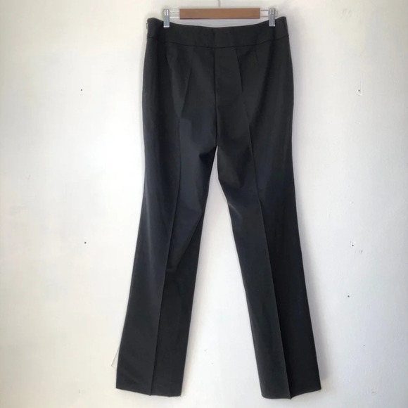 Lafayette 148 New York Black Pleated Straight Leg Side Zip Pants Size 10 NWT - Picture 10 of 12